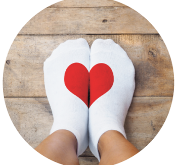 Socks-heart Socks-heart